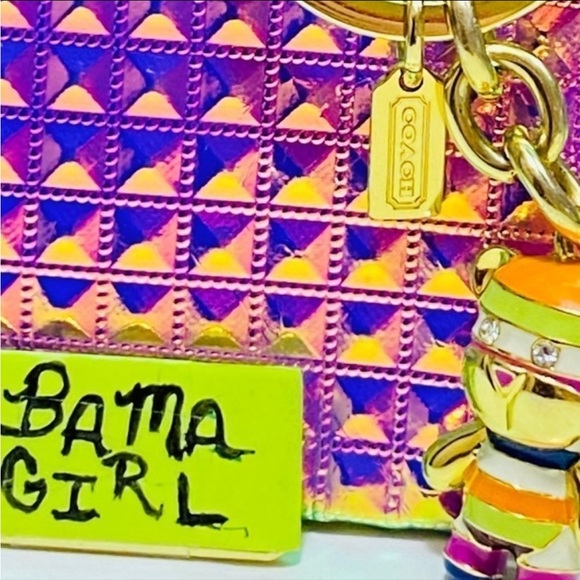 Coach Rainbow Bear Keychain/ Bag Charm - Picture 6 of 13